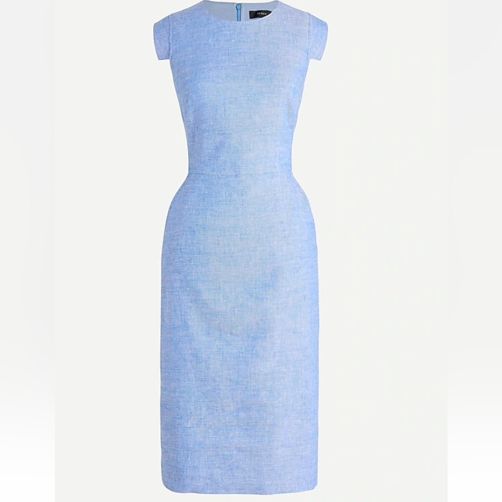 J. Crew Light Blue Sheath Dress